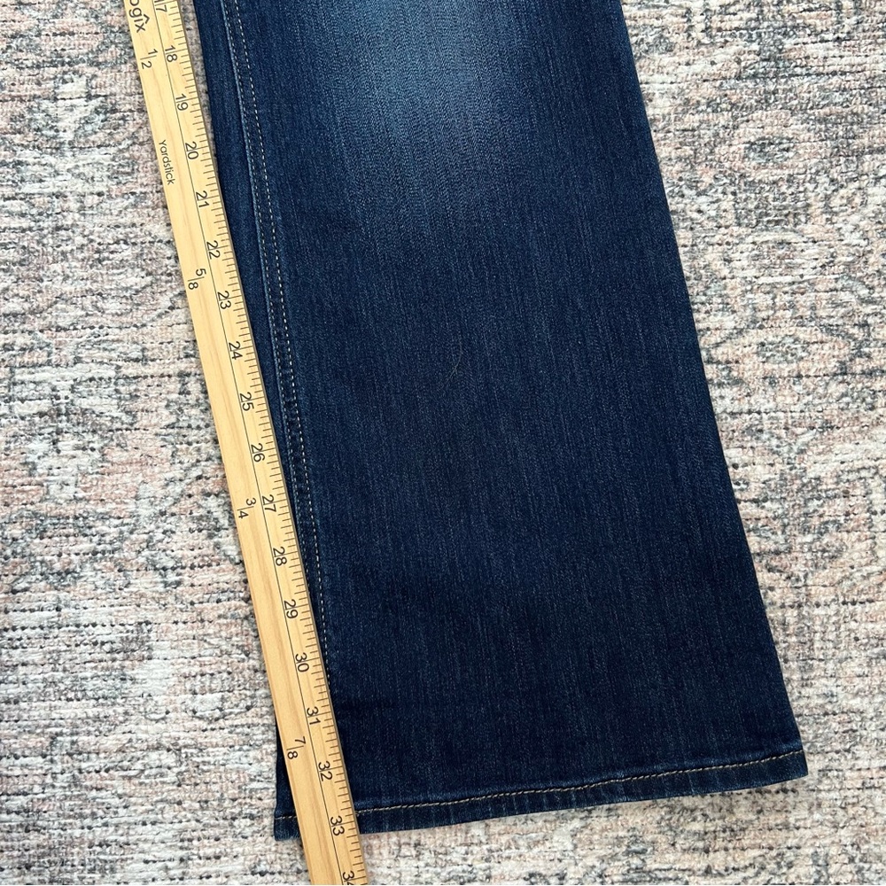 Lee Riders Bootcut Jeans Womens 16 Long Mid Rise Stretch - Picture 9 of 14